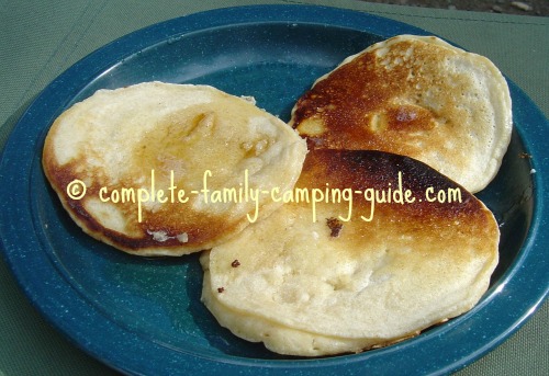 you camping. make pancakes to make time to camping Here's go how  the how pancakes next