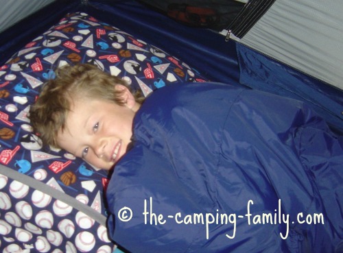 kids flannel lined sleeping bag