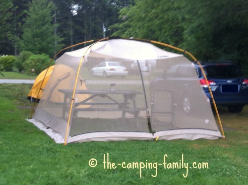 camping picnic table tent